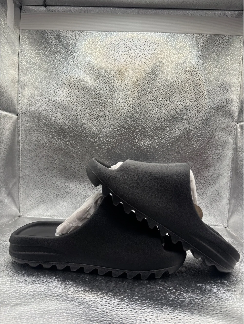 YS-01 black yeezy slide size 9